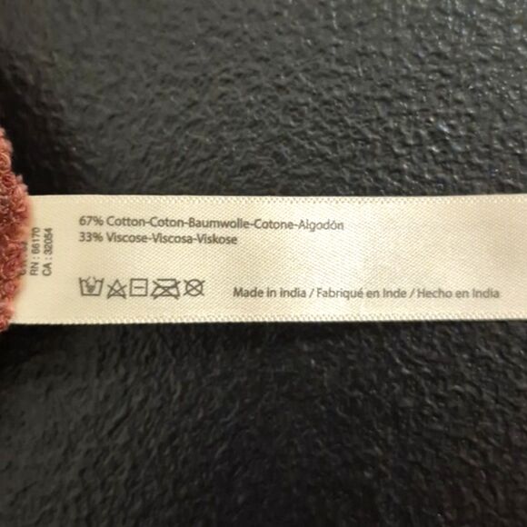 Free People One Kimono Shrug XS/ S Amaira Eyelet Open Front Cardigan Mauve Boho - Picture 8 of 11